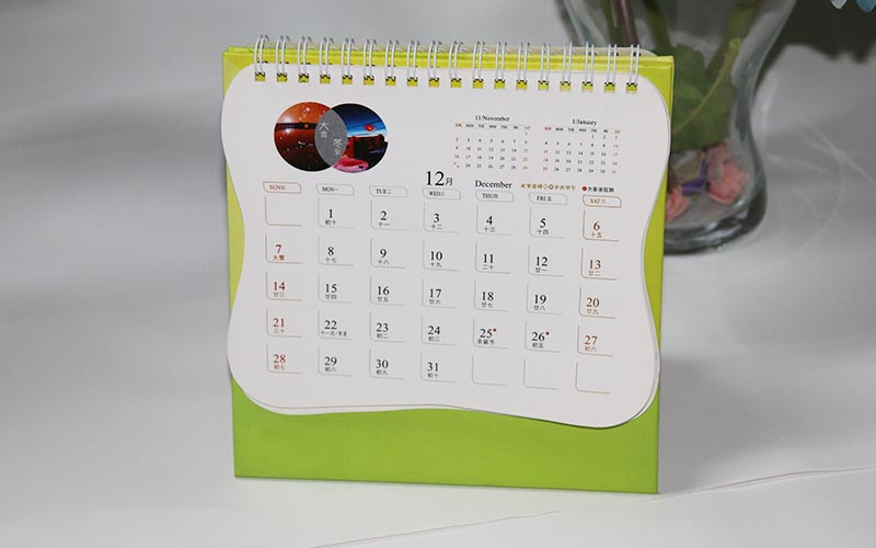 新款台曆定制廠家，定制各種